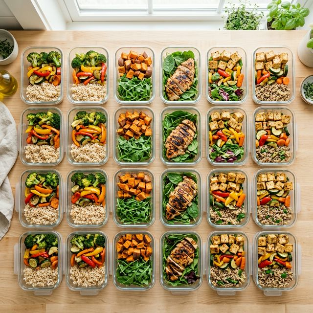 Healthy meal prep for weight loss
